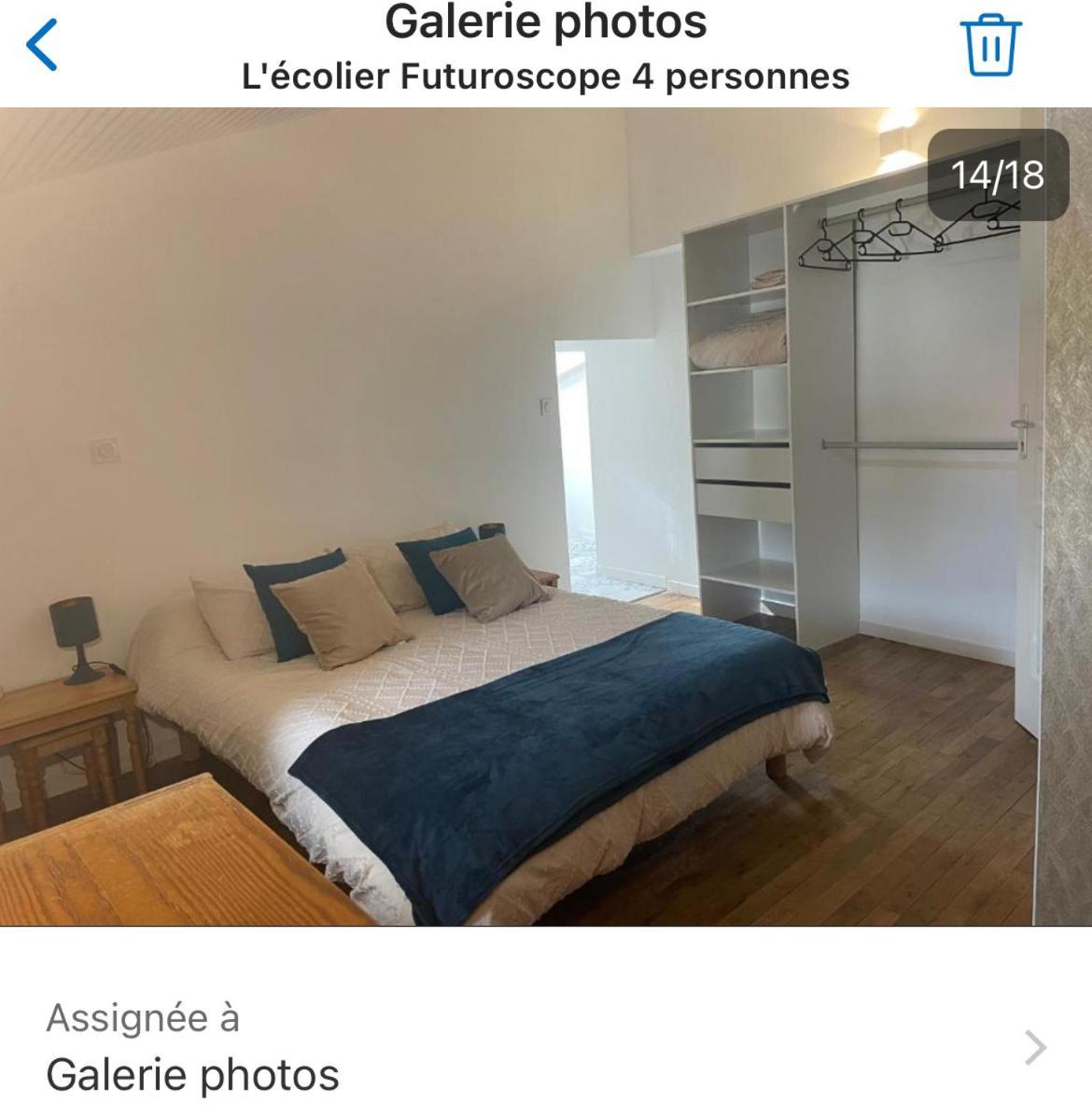 Ferienwohnung L'Ecolier Futuroscope 4 Personnes Beaumont  Exterior foto