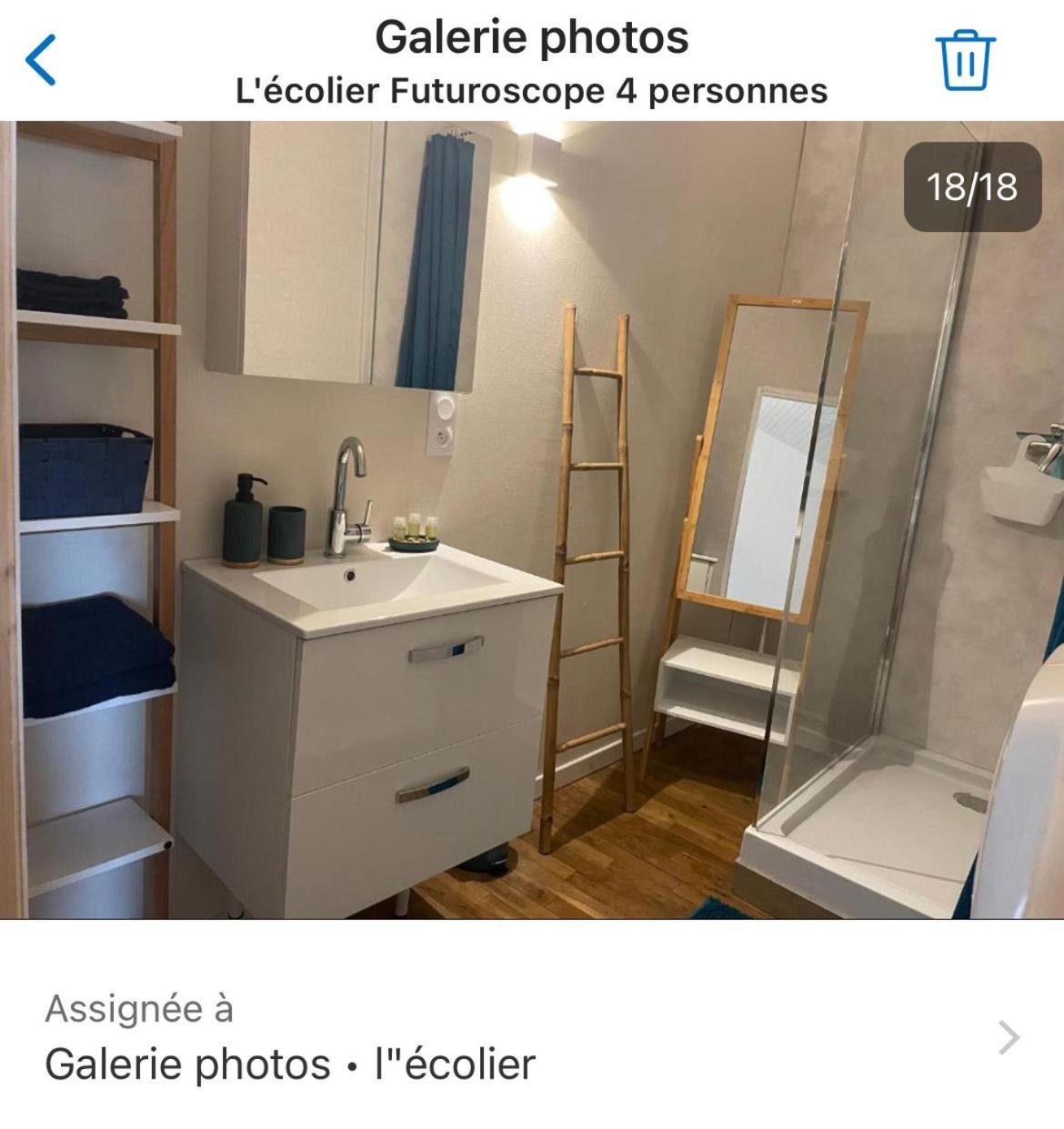 Ferienwohnung L'Ecolier Futuroscope 4 Personnes Beaumont  Exterior foto